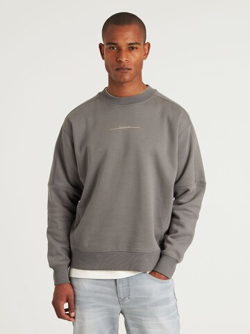 Sweat-shirt ' Ido ' CHASIN' en gris : devant