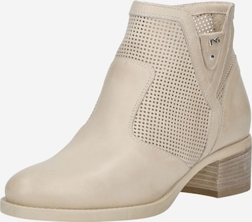 Nero Giardini Enkellaarsjes in Beige: voorkant