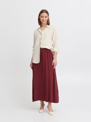 Jupe 'BYFilinen' b.young en rouge