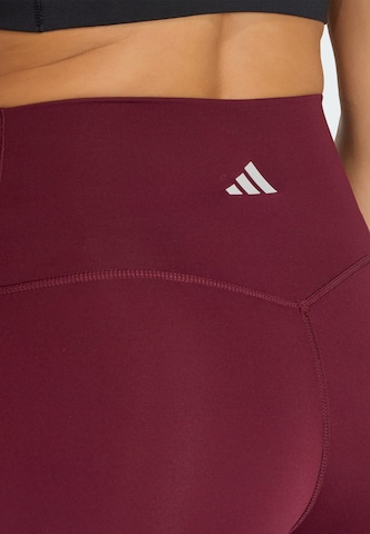 ADIDAS PERFORMANCE Skinny Workout Pants 'All Me' in Red