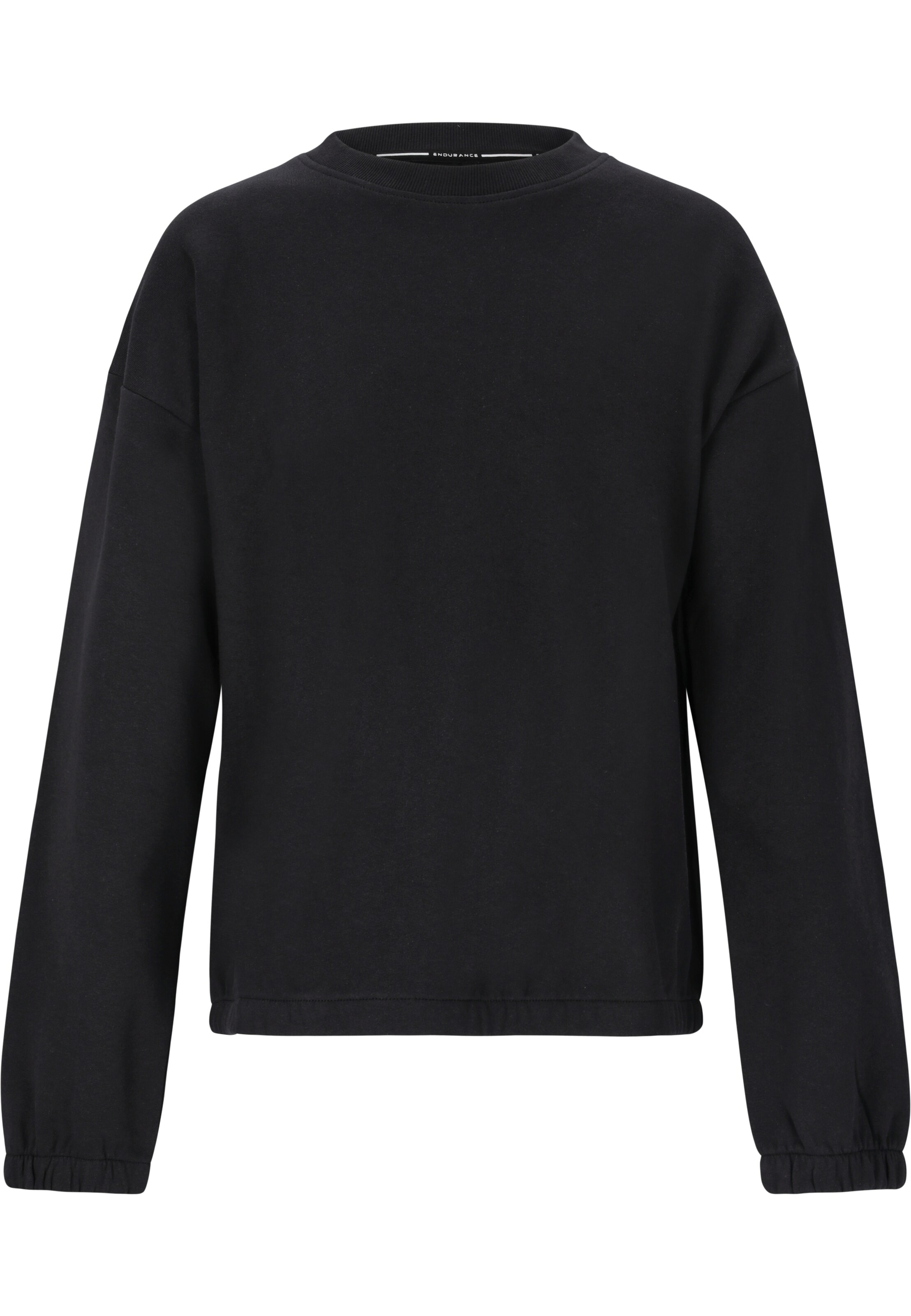 ENDURANCE Sweatshirt in Schwarz: Vorderseite