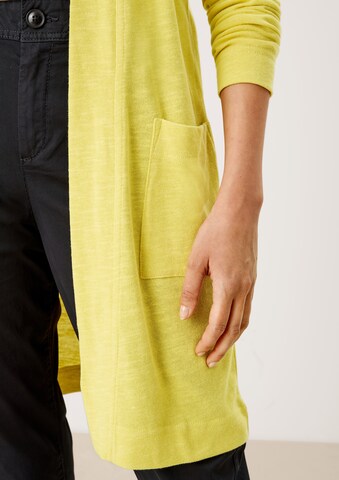 s.Oliver Knit cardigan in Yellow
