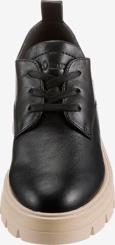 s.Oliver Lace-Up Shoes in Black