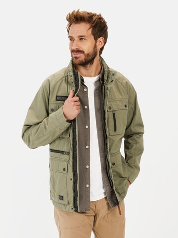 CAMEL ACTIVE Feldjacke aus reiner Baumwolle in Grün: Vorderseite