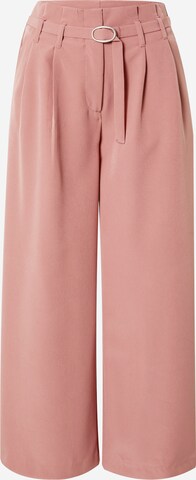 ONLY Pleat-Front Pants 'PAYTON-MAIA' in Pink: front