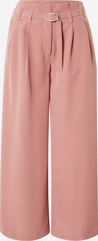 Wide Leg Pantalon à pince 'PAYTON-MAIA' ONLY en rose : devant