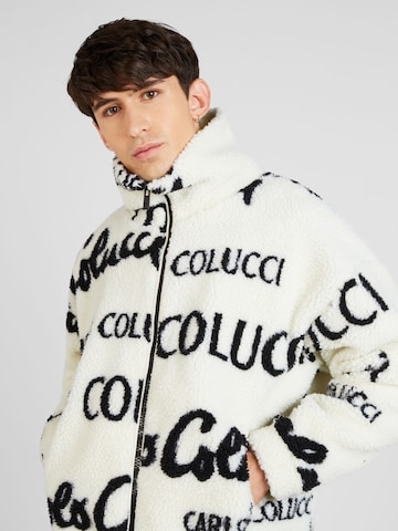 Veste en polaire Carlo Colucci en blanc