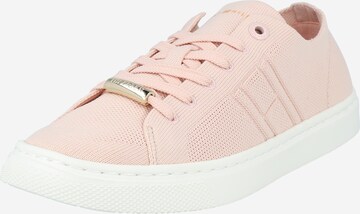 Baskets basses TOMMY HILFIGER en rose : devant