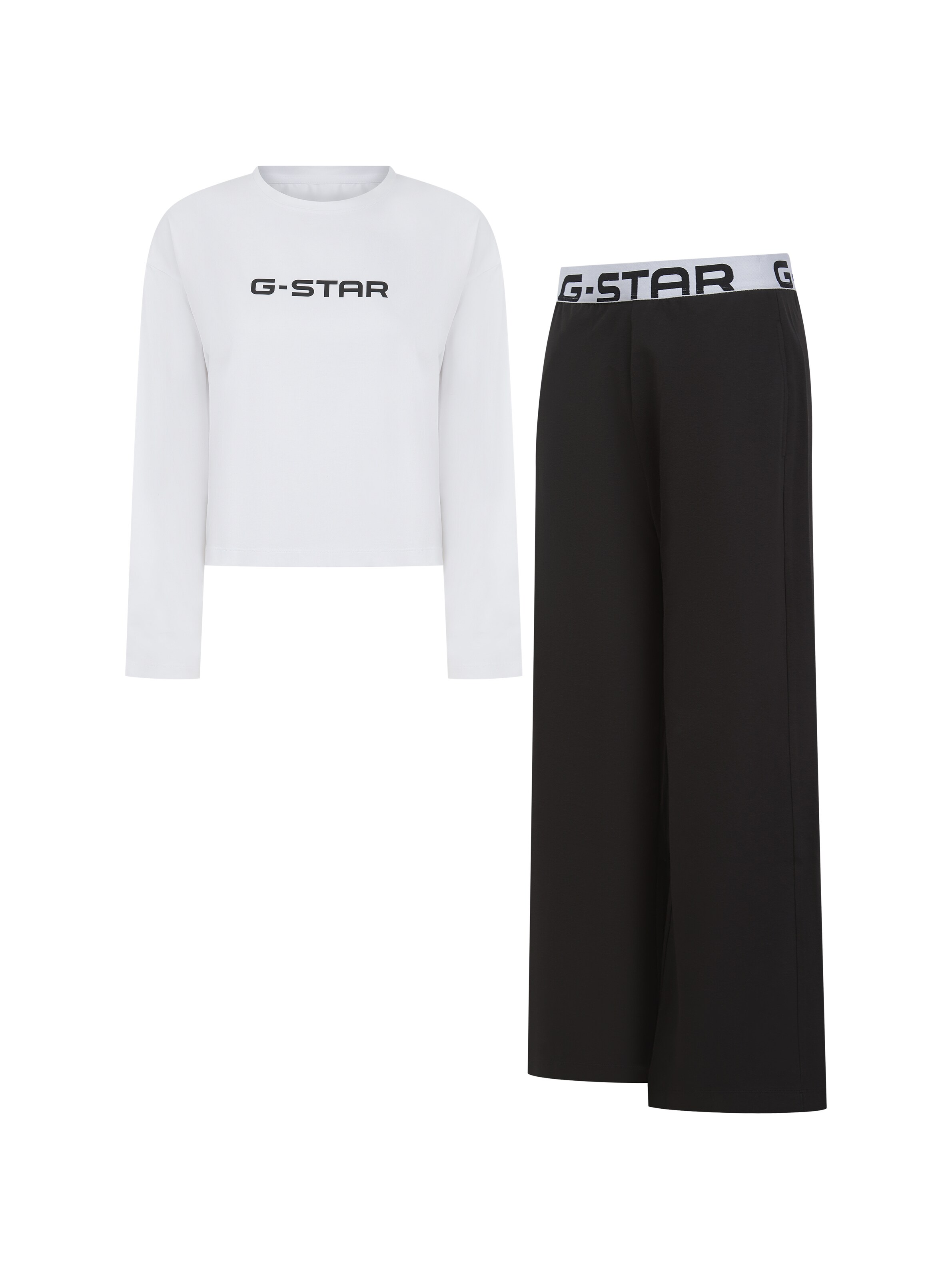 G-STAR Pajamas in Black: front
