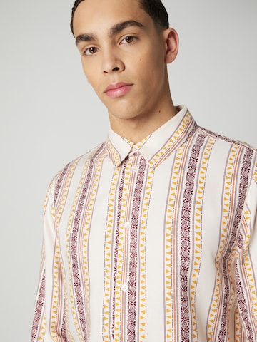 Guido Maria Kretschmer Men - Regular Fit Camisa 'Jake' em bege