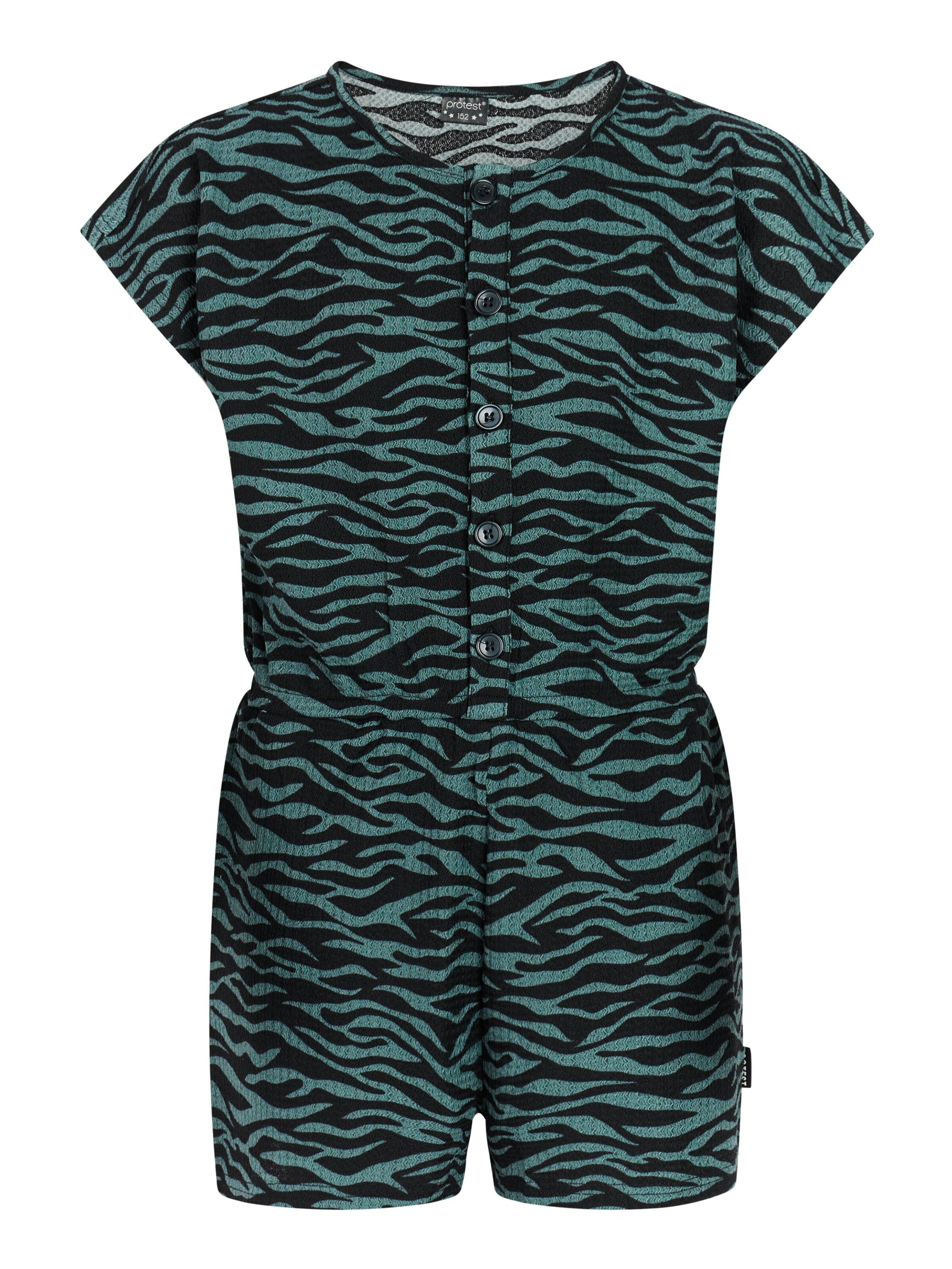 PROTEST Overall 'PRTMarlie JR' in Green: front
