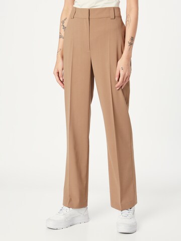 regular Pantaloni con piega frontale 'Flaw' di Libertine-Libertine in marrone: frontale