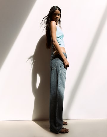Baggy Jeans di Bershka in blu