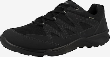 ECCO Athletic Lace-Up Shoes in Black: front