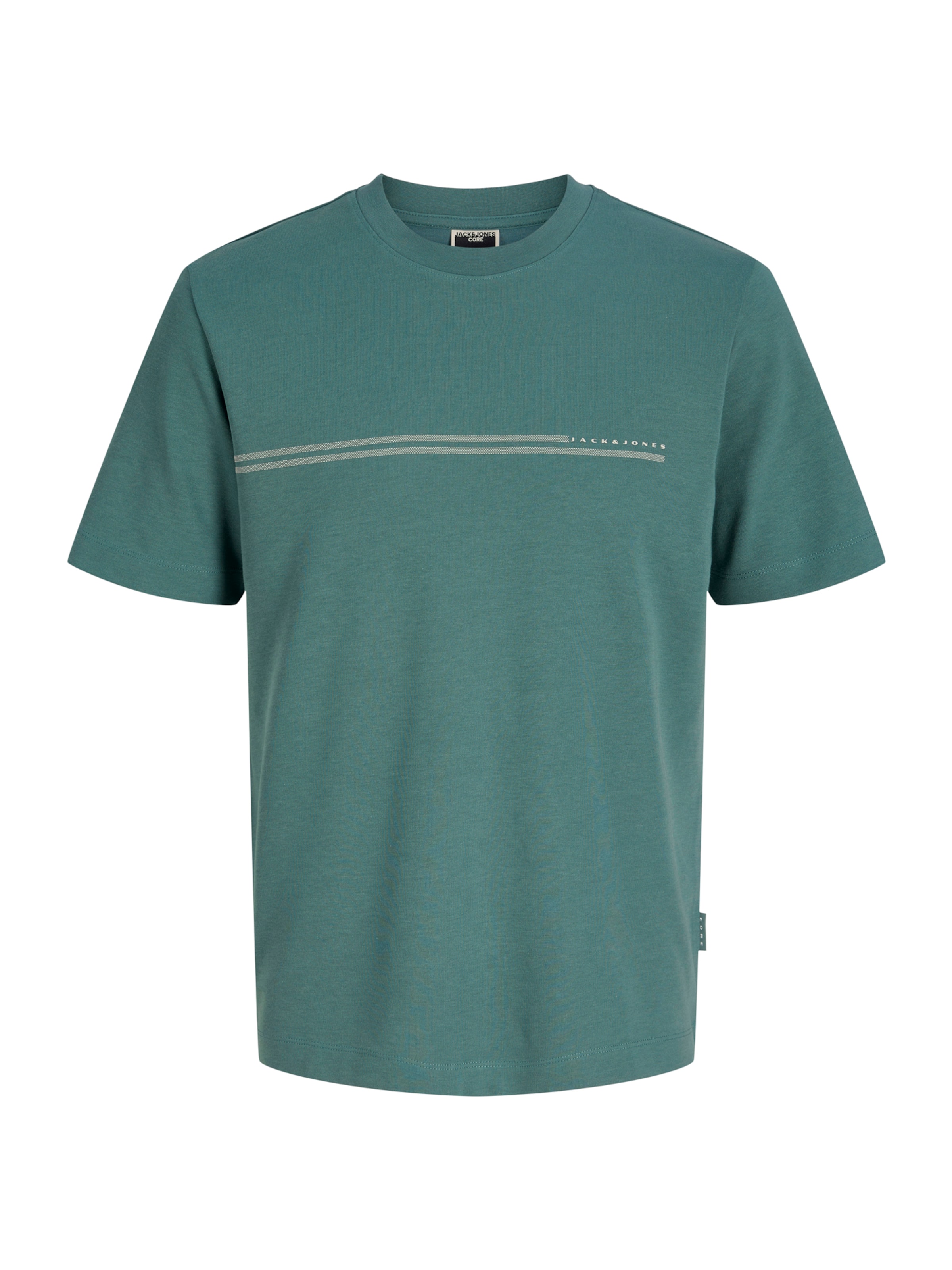 Jack & Jones Plus Μπλουζάκι 'JCOFUSION' σε πράσινο: μπροστά