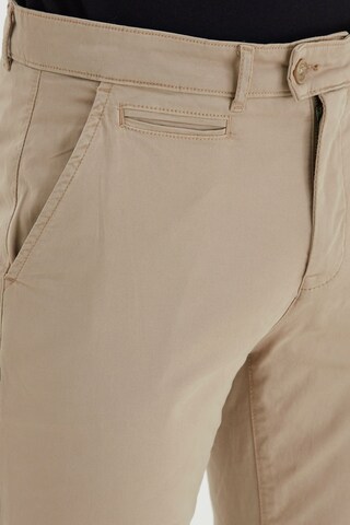 Casual Friday Slimfit Chinohose 'TORSON' in Beige