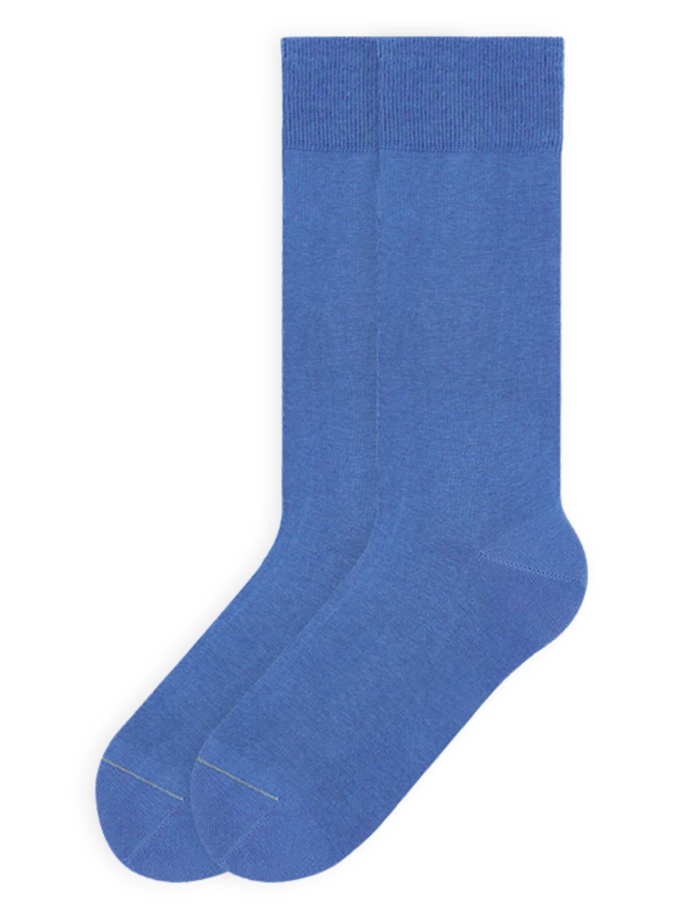 Von Jungfeld Socks 'Signature Innenbund' in Blue: front