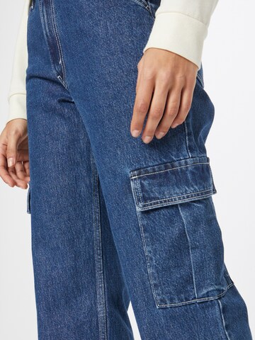 LEVI'S ® Loosefit Džíny s kapsami 'Silvertab Baggy Cargo' – modrá