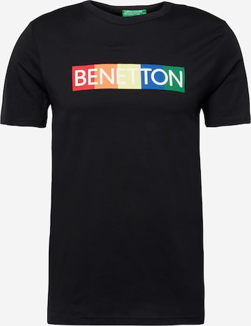 Tricou de la UNITED COLORS OF BENETTON pe negru: față