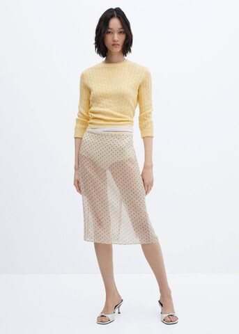 Jupe MANGO en beige