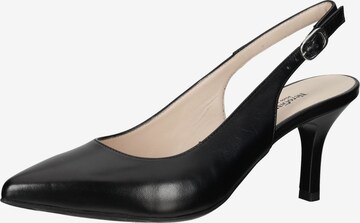 Nero Giardini Slingback Pumps in Black: front