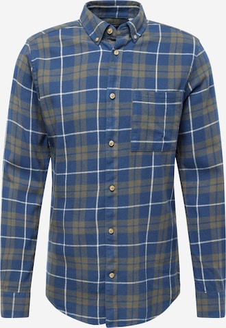 Only & Sons - Slim Fit Camisa 'RAL' em azul: frente