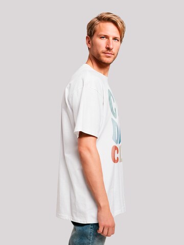 T-Shirt 'Cool Dads Club' F4NT4STIC en blanc