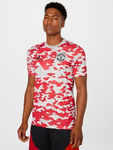 ADIDAS SPORTSWEARTehnička sportska majica 'Manchester United Pre-Match' - crvena boja: prednji dio