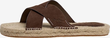 Mule Pepe Jeans en marron : devant