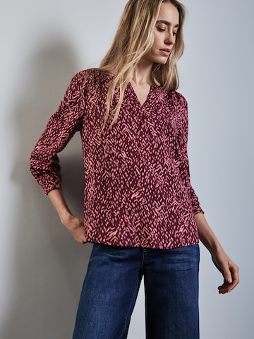 STREET ONE Blouse in Red: front