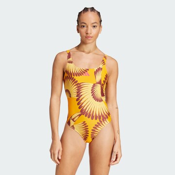 Bustier Maillot de bain sport 'Adidas x Farm' ADIDAS SPORTSWEAR en orange : devant