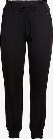 SHEEGO Tapered Pants in Black: front