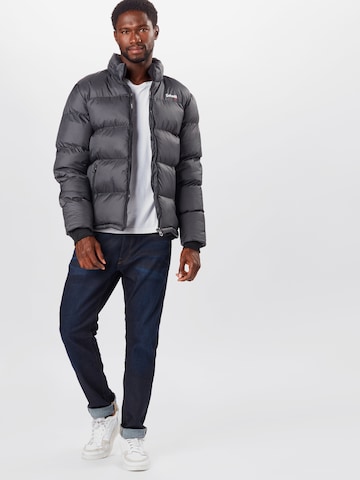 Coupe regular Veste d’hiver 'Idaho' Schott NYC en gris