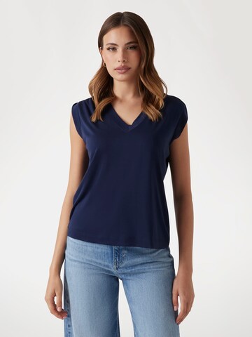 GUESS Top in Blue: front