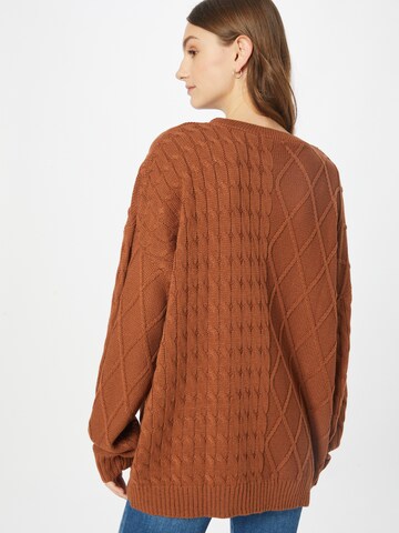 Femme Luxe Sweater 'REEM' in Brown