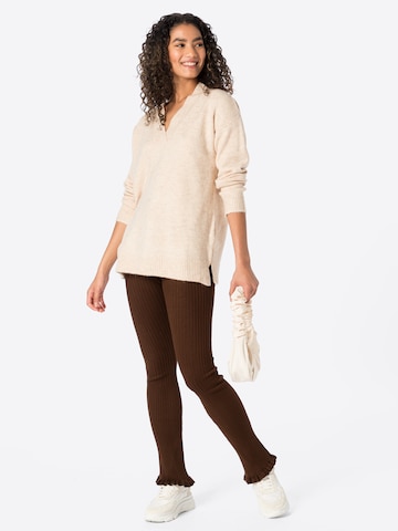 ABOUT YOU Sweater 'Cora' in Beige