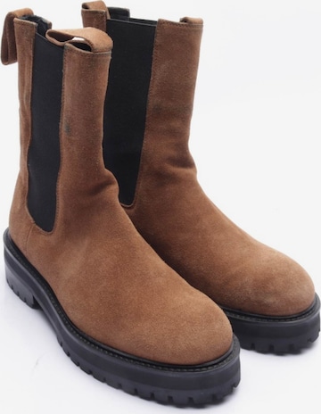 Dondup Dress Boots in 37 in Brown: front