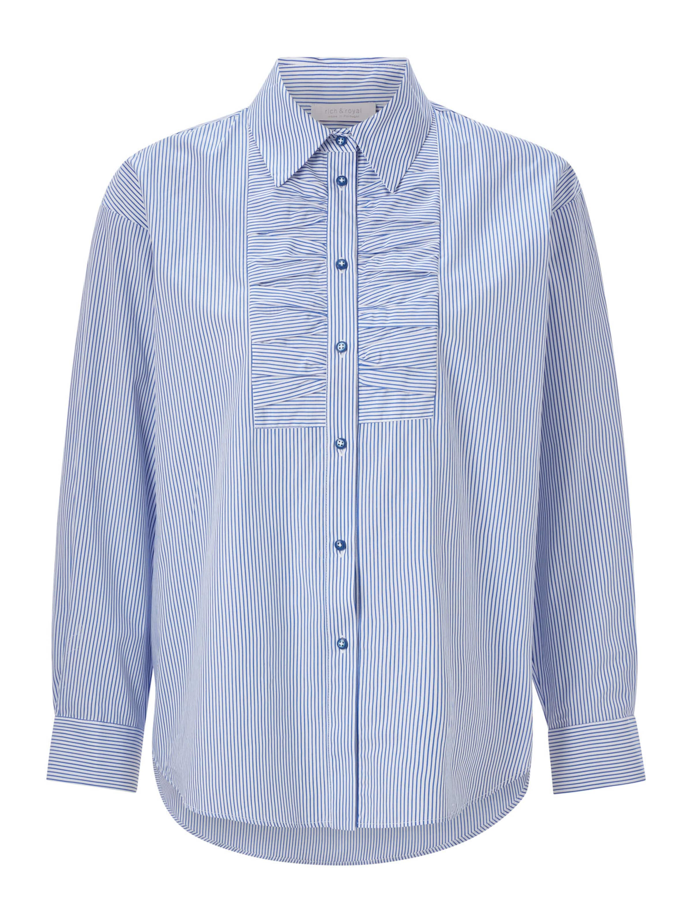 Rich & Royal Bluse i blå: forside