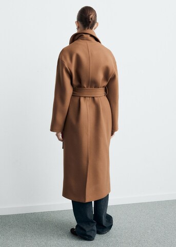 MANGO Between-Seasons Coat 'Traviata' in Brown