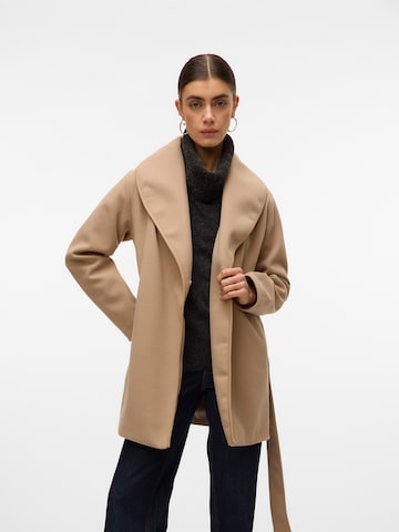 Palton de primăvară-toamnă de la VERO MODA pe bej: față