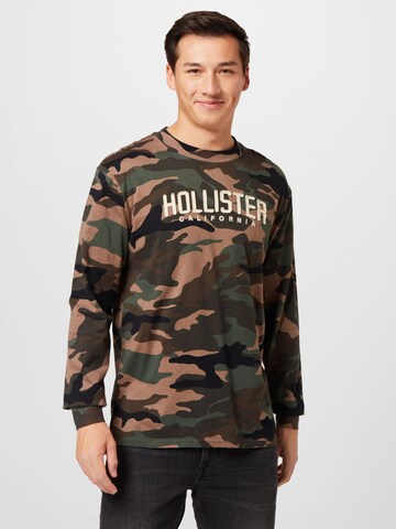 HOLLISTER - Camisa em verde: frente