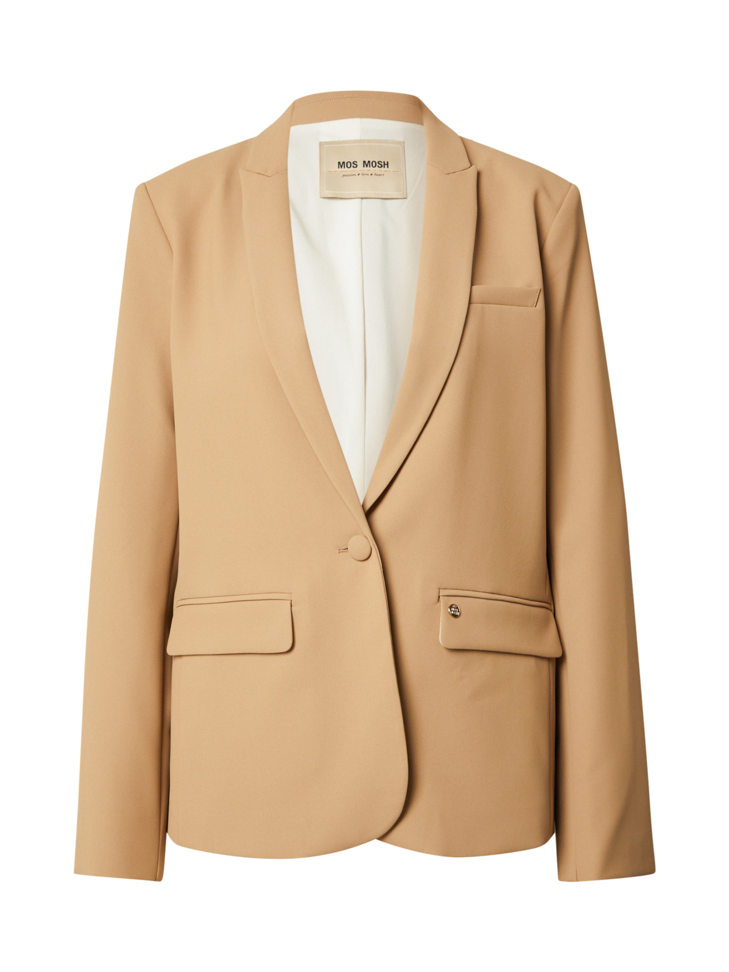 MOS MOSH Блейзер в Бежевый: спереди
