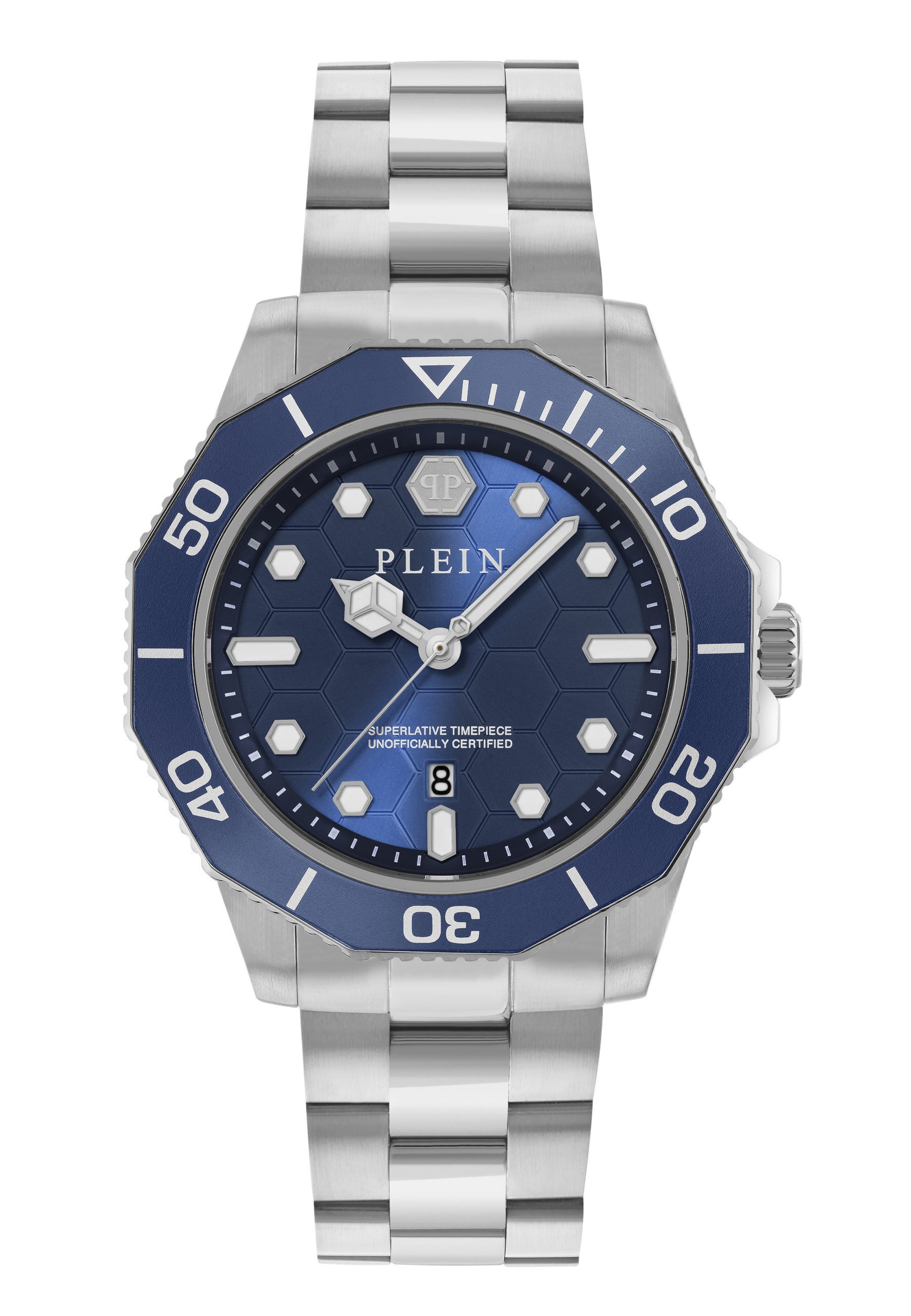 Philipp Plein Watches Analog watch ' AQUASTORM ' in Silver: front