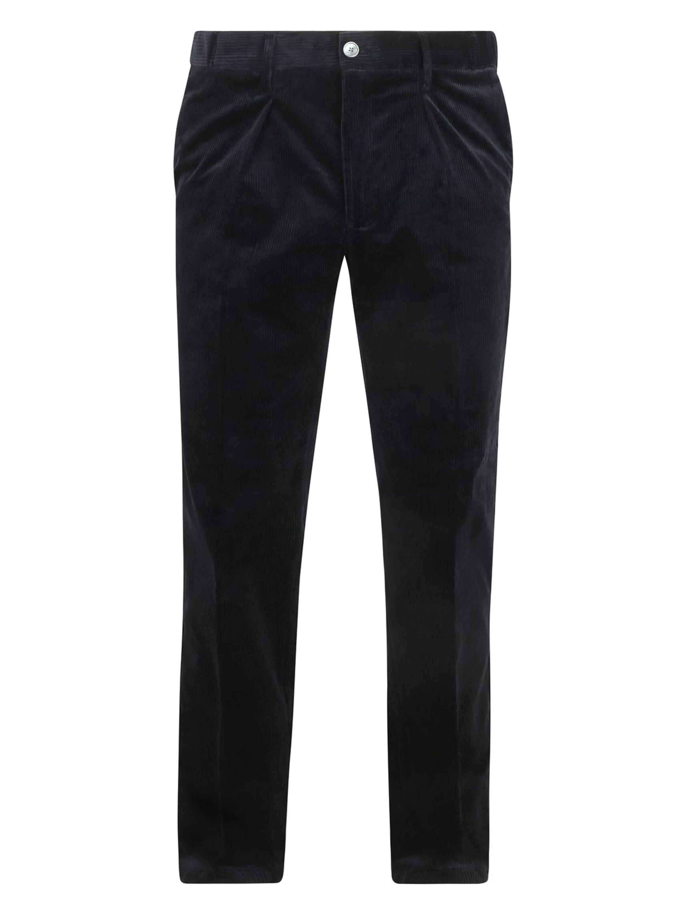 Profuomo Slim fit Chino trousers in Blue: front