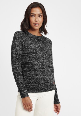 Oxmo Sweater 'Daniela' in Black: front