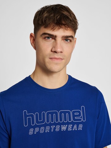 Hummel T-Shirt 'Joel' in Blau