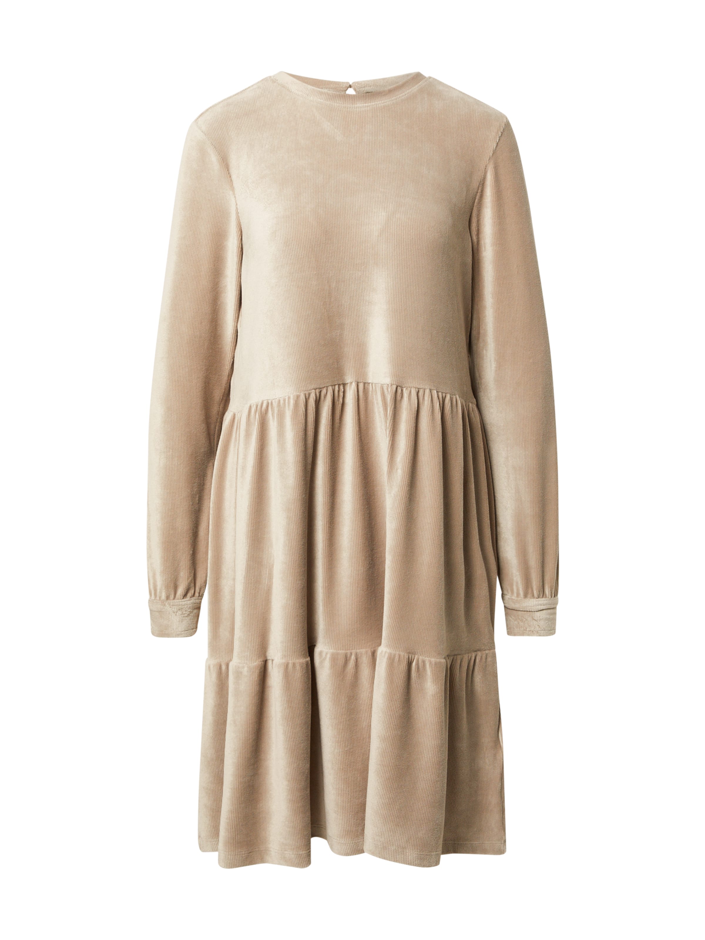 Stitch & Soul Dress in Beige: front