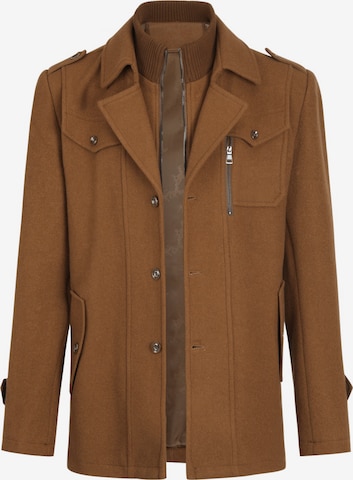 Youthup Winter Coat in Brown: front