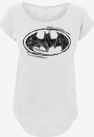 F4NT4STIC T-Shirt 'DC Comics Batman' in Weiß: predná strana