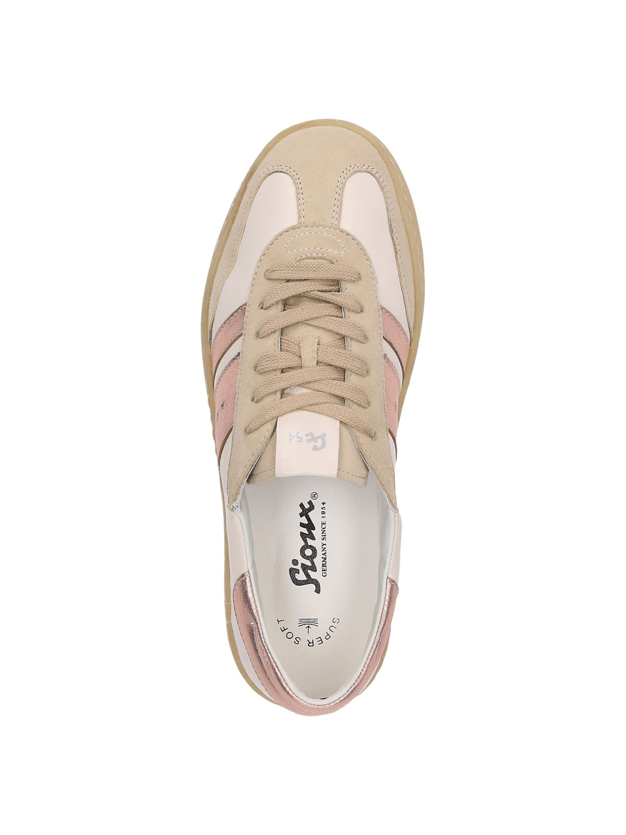 SIOUX Sneakers laag 'Tedroso' in Beige